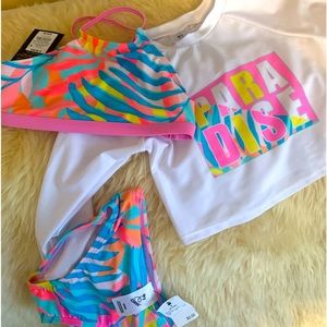 3 piece swim suit